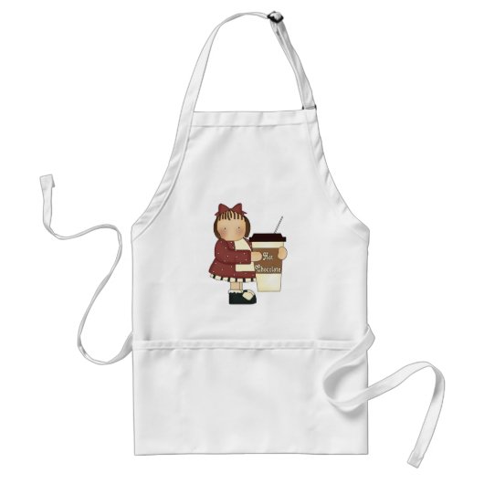 Kinder "Hot Chocolate Apron" Standaard Schort (Voorkant)