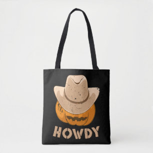Kinder Howdy Cowboy Pumpkin Boys Mannen Halloween Draagtas