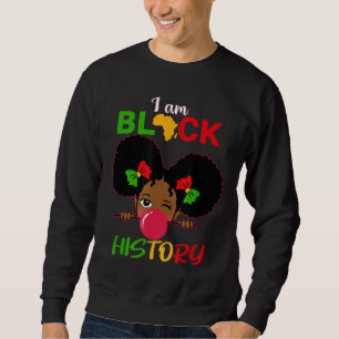 Kinder I Am Black History Girl Little Melanin Prin Trui