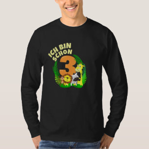 Kinder Ich Bin Schon 3 Jahre Alt I Africa Oerwoud T-shirt