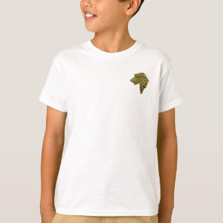 Kinder Ier Wolfhound T-Shirt (Gold Head)
