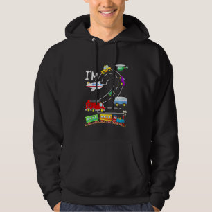 Kinder Ik ben 2 Verjaardagsjongen 2e Verjaardagstr Hoodie