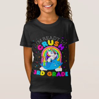 Kinder ik ben klaar om Unicorn van de derde klas t T-shirt