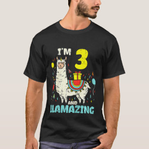 Kinder IM 3 Llamazing Llama Schattigee Alpaca Dier T-shirt