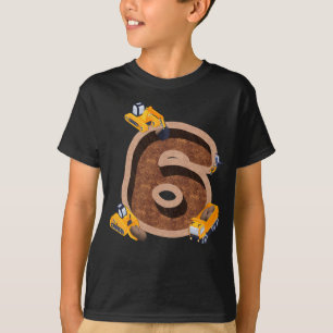 Kinder IM 6 en graven het 6 jaar jongens 6e verjaa T-shirt
