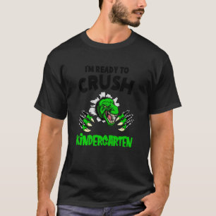 Kinder IM klaar voor crush kleuterschool dinosauru T-shirt