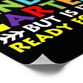 Kinder IM klaar voor kleuterschool terug naar scho Poster (Hoek)