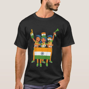 Kinder India 75e dag van onafhankelijkheid voor ki T-shirt