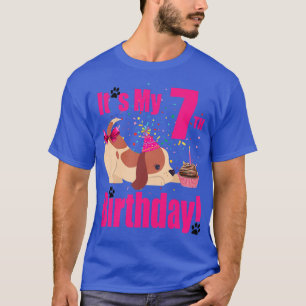 Kinder is het mijn 7e verjaardag puppy lover ( gir t-shirt