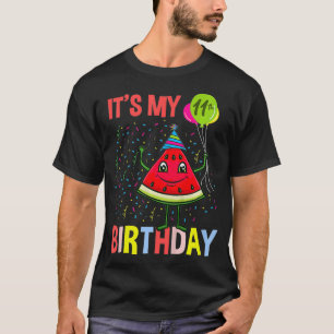 Kinder is mijn elfde verjaardag Watermeloen T-shirt