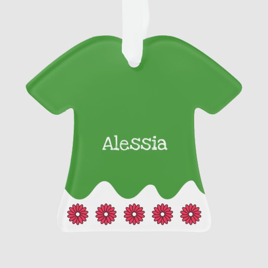 Kinder Italiaans kerstfeest Ornament (voorkant)