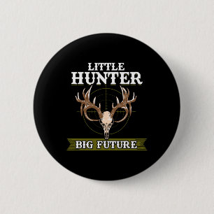 Kinder jacht kleine hertenjager T Shirt Gift Ronde Button 5,7 Cm