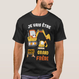 Kinder Je vais être grand frère 2023 Pregnancy Ann T-shirt