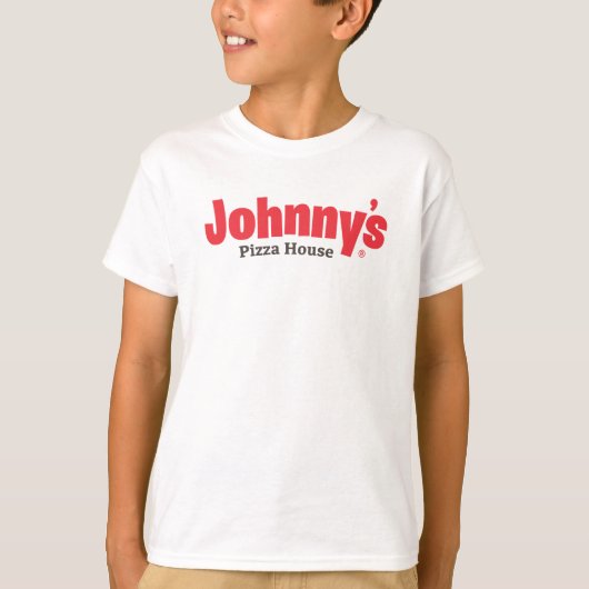 Kinder Johnny's Pizza House T-shirt (Voorkant)