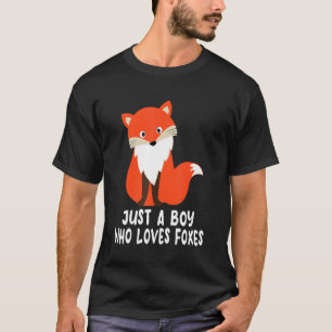 Kinder jongen Fox Shirt geeft gewoon een jongen di