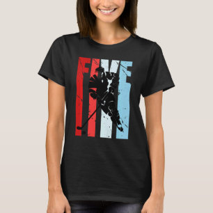Kinder Jongens IJshockey 5e Verjaardag Speler Moti T-shirt