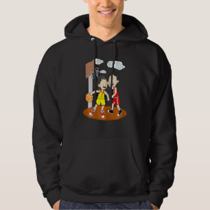 Kinder jongens Meisjes Basketball Couple Hoodie