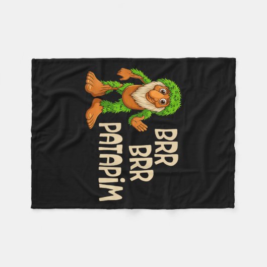 Kinder Jongens Meisjes Meme Italian Brainrot Brr P Fleece Deken (Voorkant (Horizontaal))