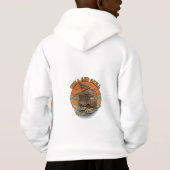 Kinder jongens mode ontwerp hoodie jas (Achterkant)