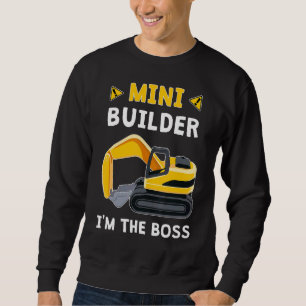 Kinder jongens Toddler Mini Builder Ik ben de Baas Trui