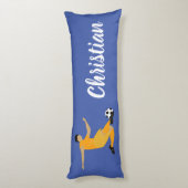 Kinder jongens Voetbal Naam kamer Lichaamskussen (Achterkant (Verticaal))