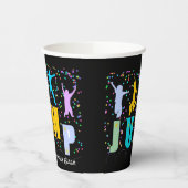 Kinder Jump & Play Trampoline Verjaardag Bash Papieren Bekers (Links)
