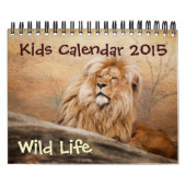 Kinder kalender - 2015 - Wilde levens (Hoes)