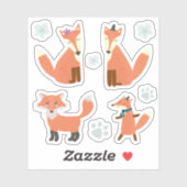 Kinder kalkoenen Vuilvee Sticker (Vel)