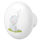 Kinder kamer deurknop keramische knop (Rechts)