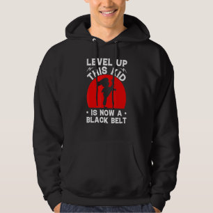 Kinder Karate Uniform Black Belt Award Hoodie