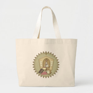 Kinder kerk Religieuze Canvas tas