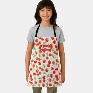 Kinder Kersen Gepersonaliseerd Schort, Cook Baking Schort