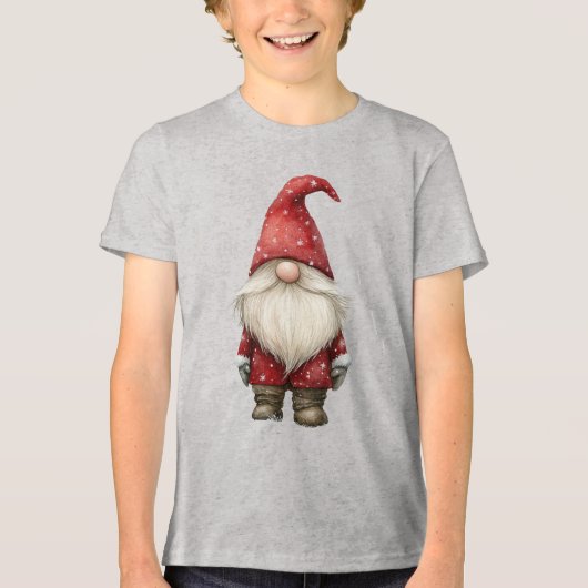 kinder Kerst Elf T-shirt - Santa's Little Helper (Voorkant)