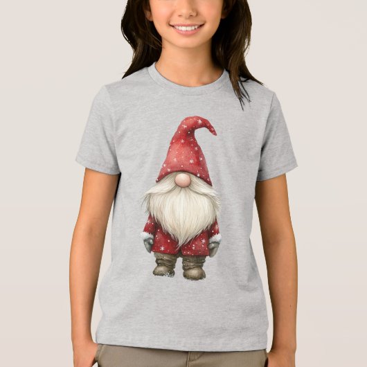 kinder Kerst Elf T-shirt - Santa's Little Helper (Voorkant)