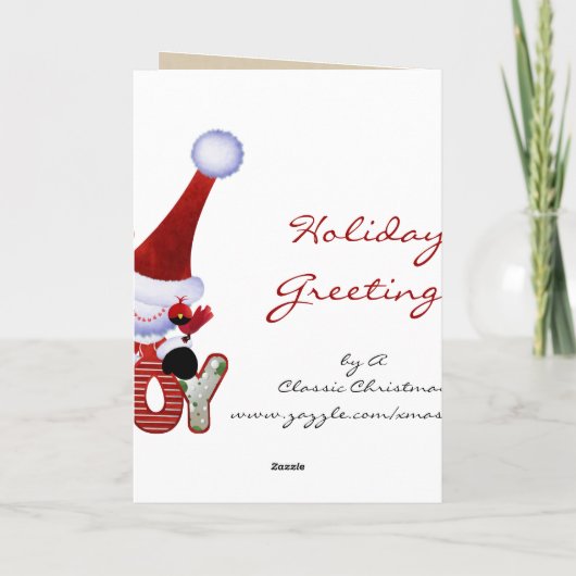 Kinder Kerst Kaarten (Achterkant)