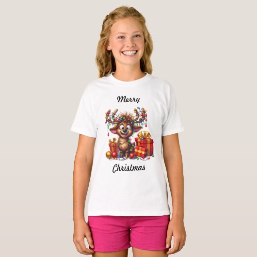 Kinder kerst shirt (Voorkant volledig)