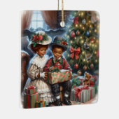  Kinder kerstcadeaus Keramisch Ornament (Rechts)