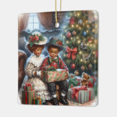  Kinder kerstcadeaus Keramisch Ornament (Links)