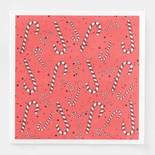 Kinder kerstfeestdag en familierood servet