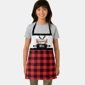 Kinder kerstgepersonaliseerde Pset Apron Schort (Insitu)