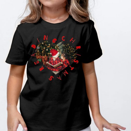 Kinder kerstlezing t-shirt