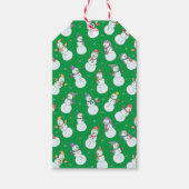 Kinder kerstman in Pet Cadeaulabel (Voorkant)