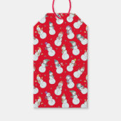 Kinder kerstman in Pet Cadeaulabel (Voorkant)