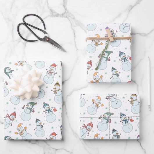 Kinder kerstman in Pet Inpakpapier Vel (Voorkant)