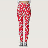 Kinder kerstman in Petten Red Leggings (Voorkant)