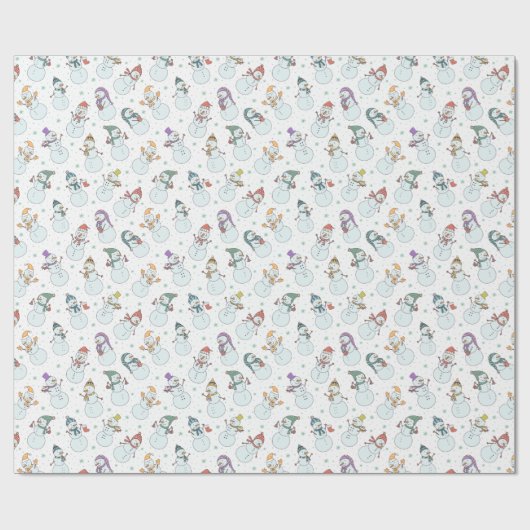 Kinder kerstman in Petten White Cadeaupapier (Vlak)