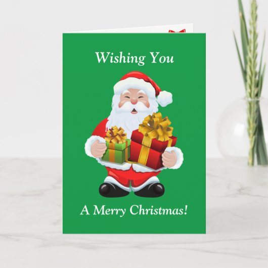 Kinder Kerstmis Sinterklaas voor jongen of meisje Feestdagen Kaart (Voorkant)