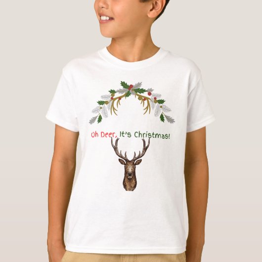 Kinder kerstshirt t-shirt (Voorkant)