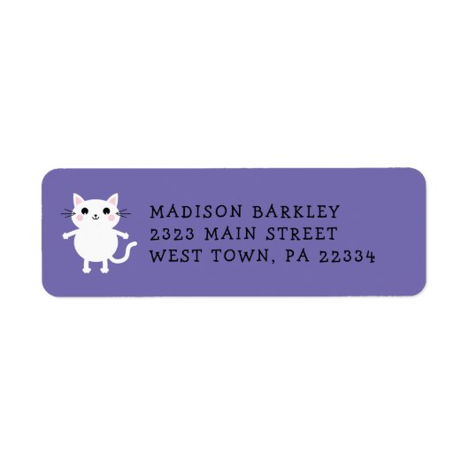 Kinder keukat Cute Etiket (Voorkant)