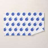 Kinder keukenset voor blauwe walvis bad handdoek (Handdoek)